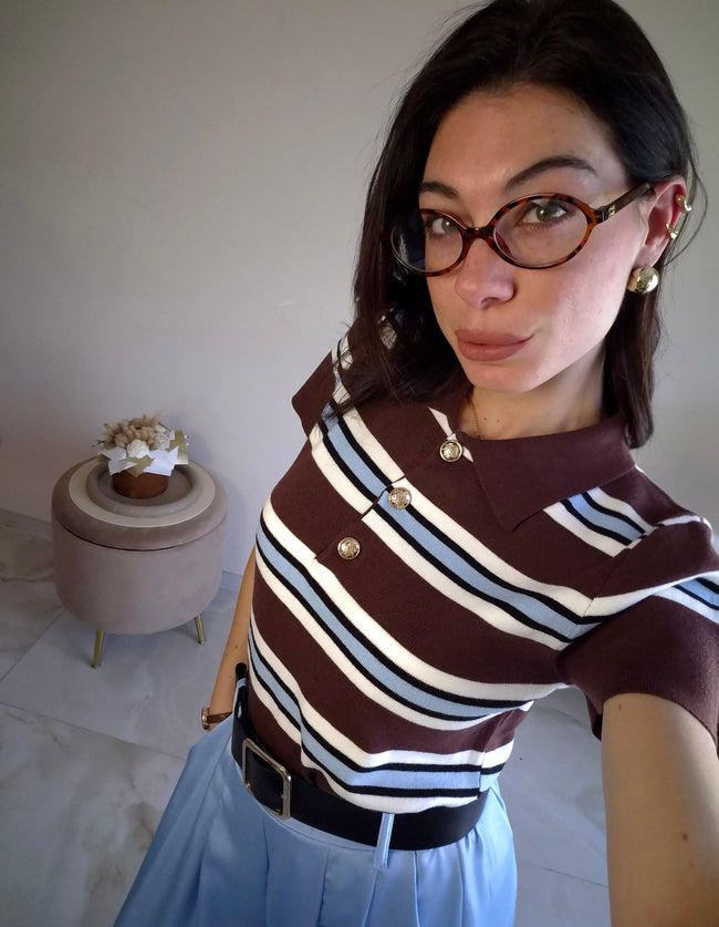 Polo a righe Jasmine