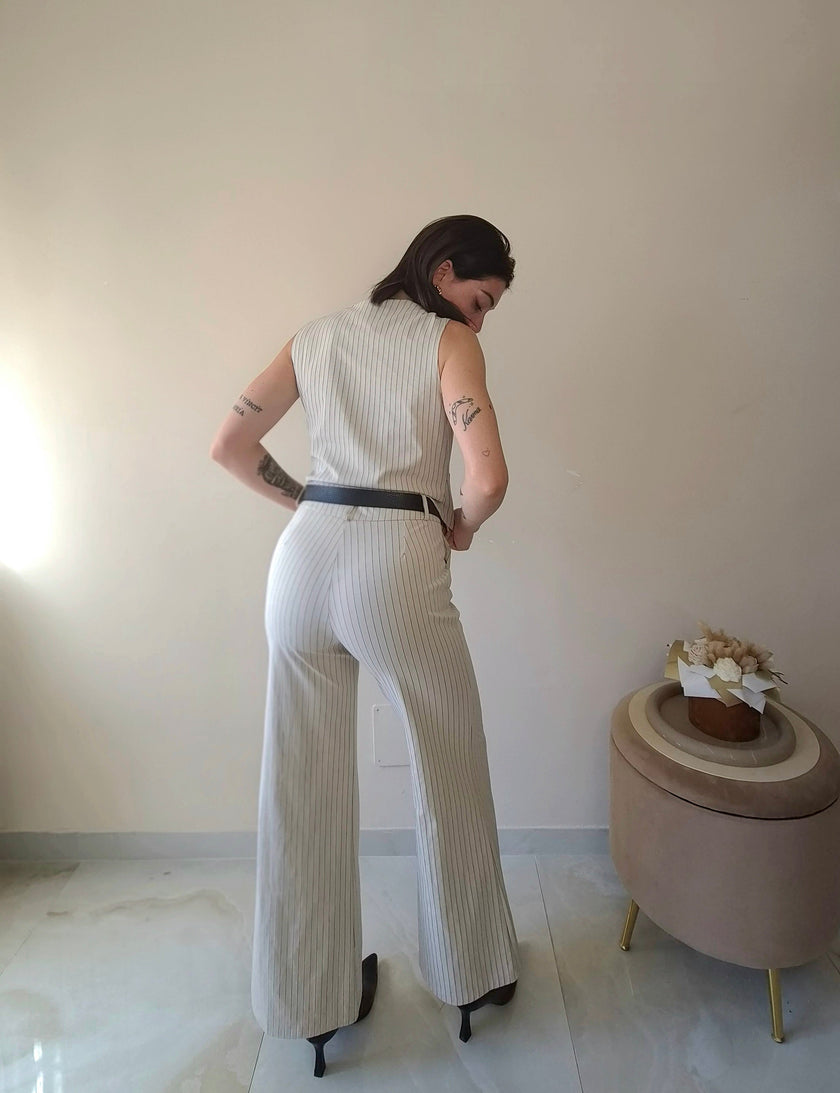 Coordinato gessato Manila