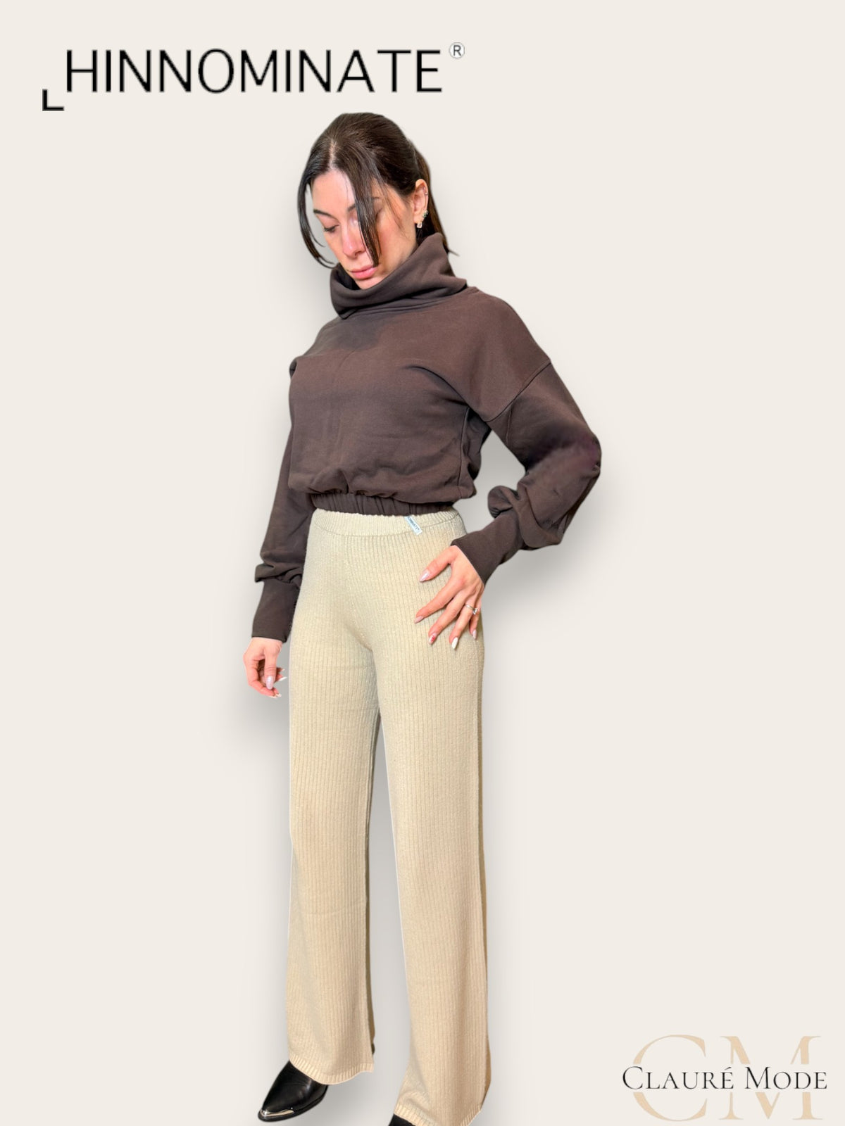 Felpa crop HINNOMINATE