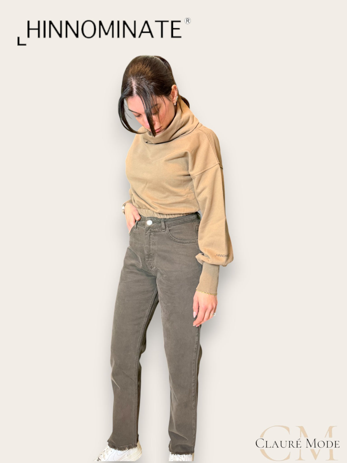 Felpa crop HINNOMINATE