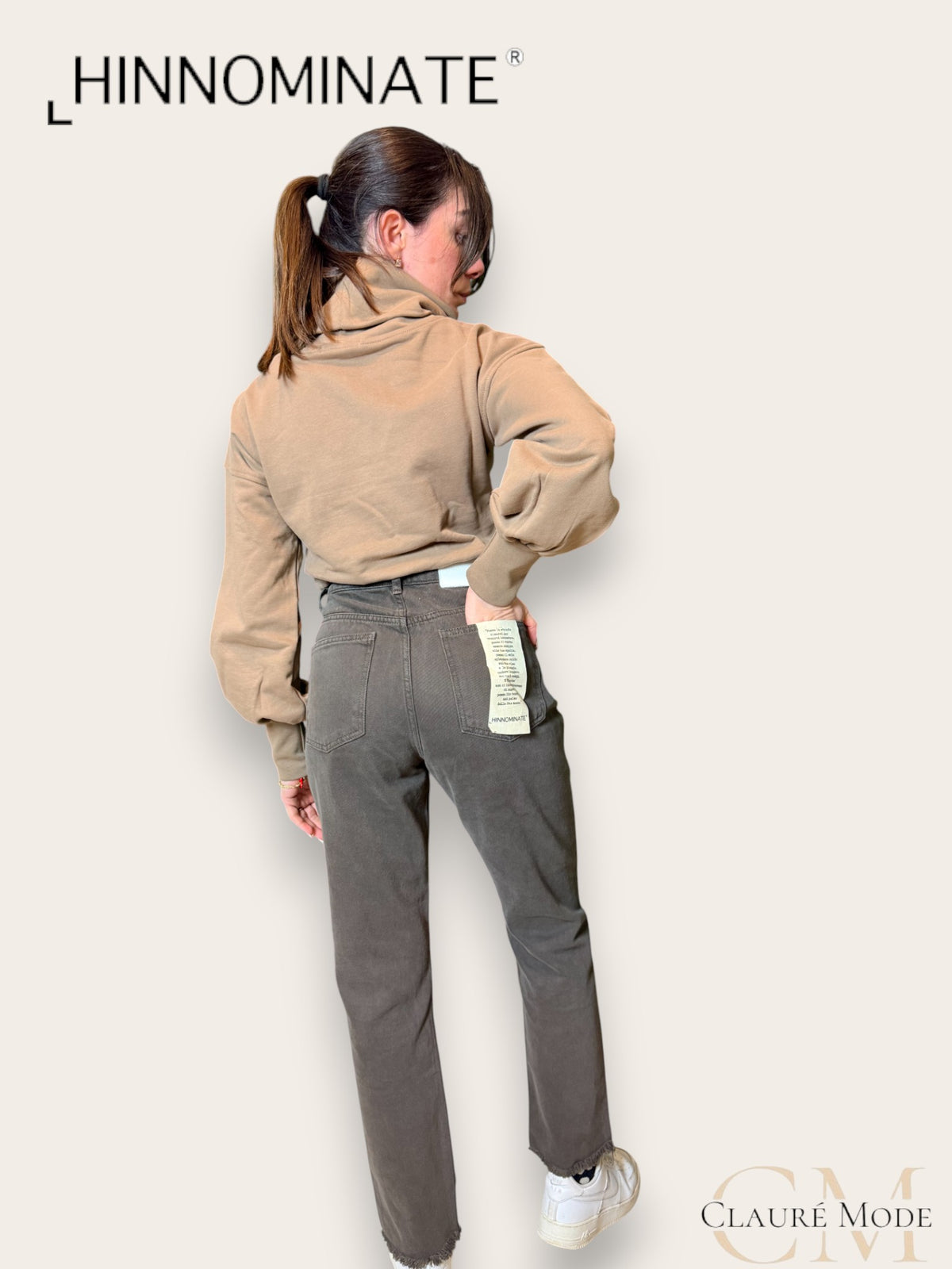 Felpa crop HINNOMINATE
