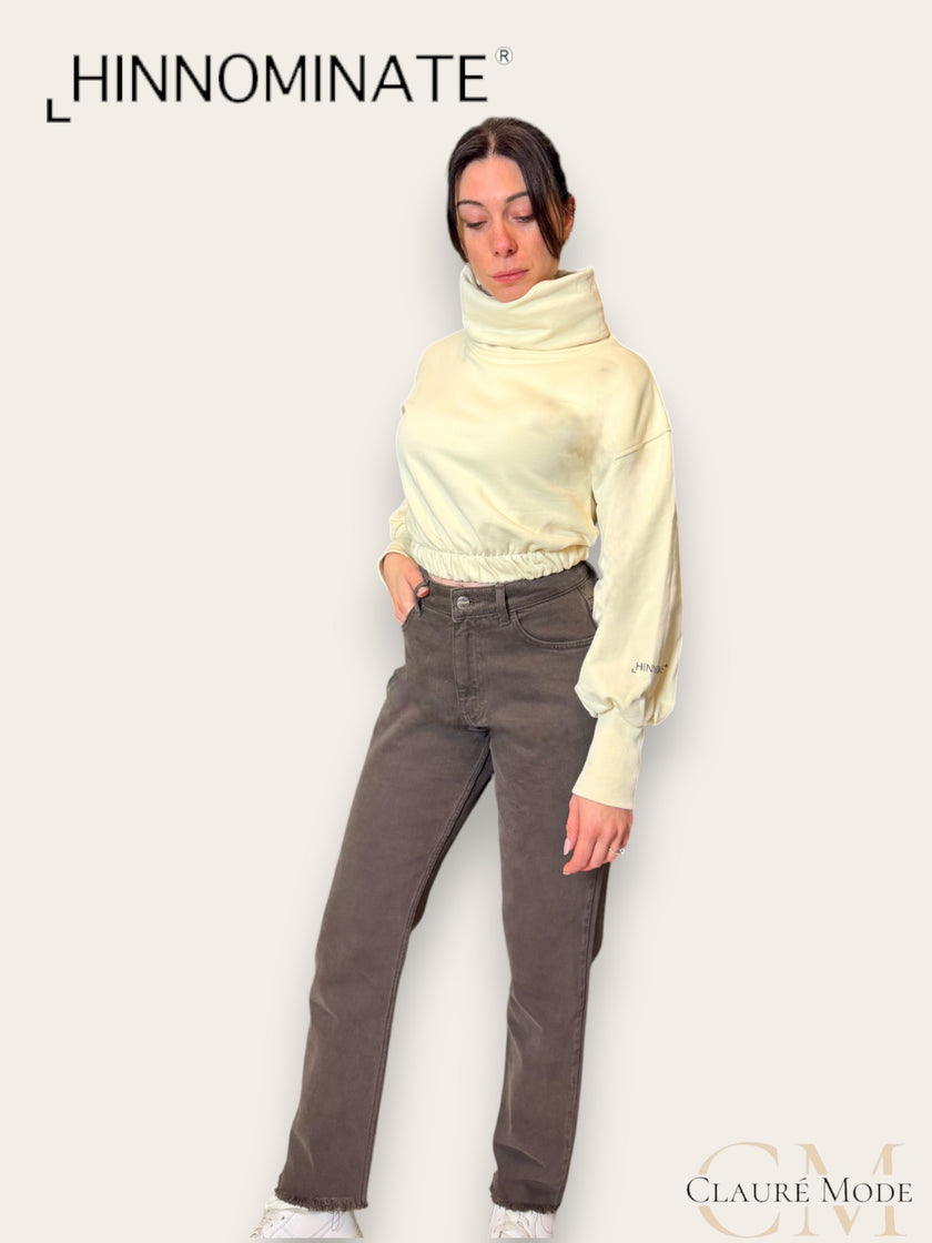Felpa crop HINNOMINATE