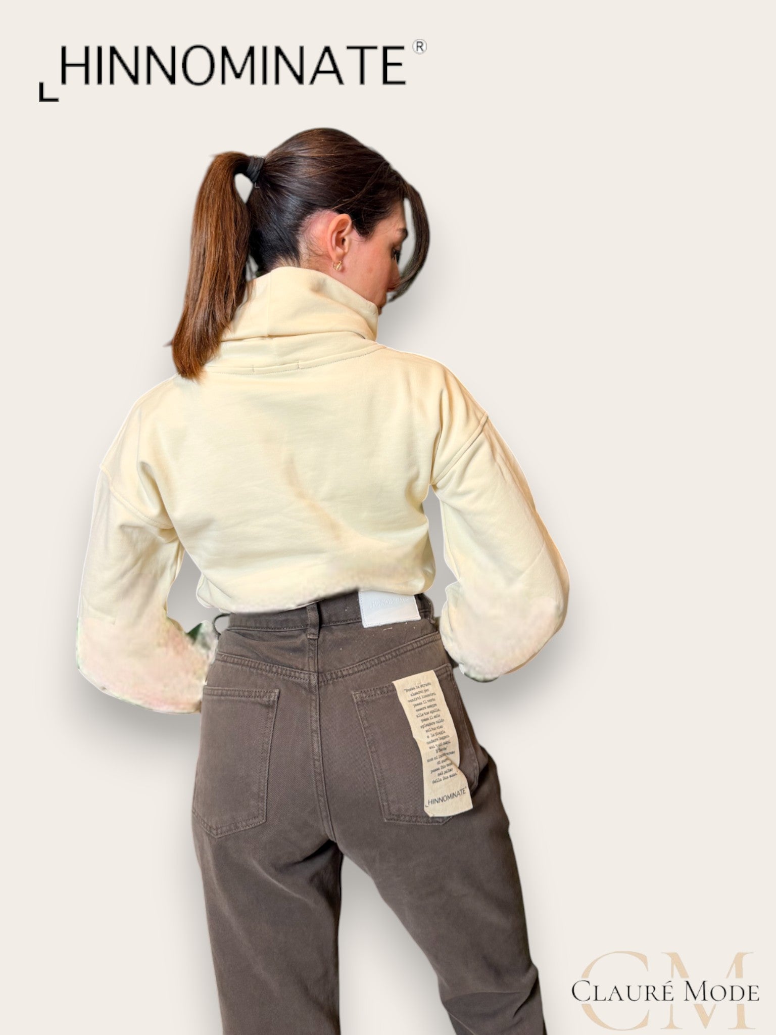 Felpa crop HINNOMINATE