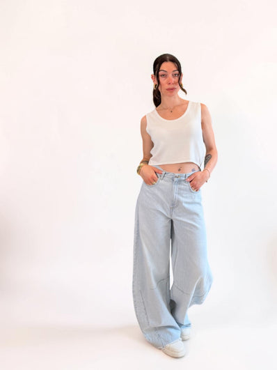 Crop top in maglia HINNOMINATE