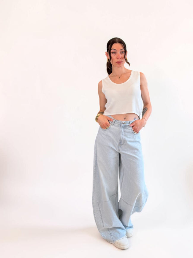 Crop top in maglia HINNOMINATE