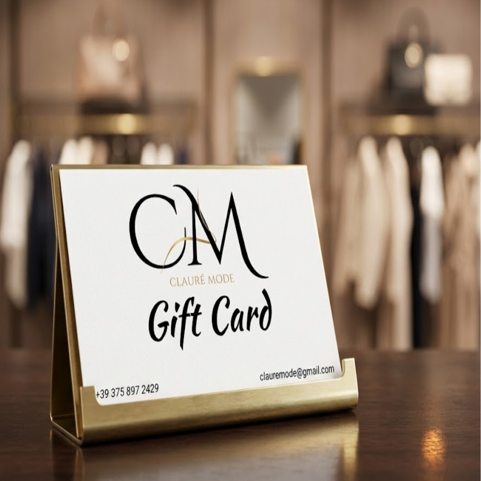 Gift Card by Claure Mode