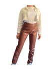JIJIL faux leather trousers