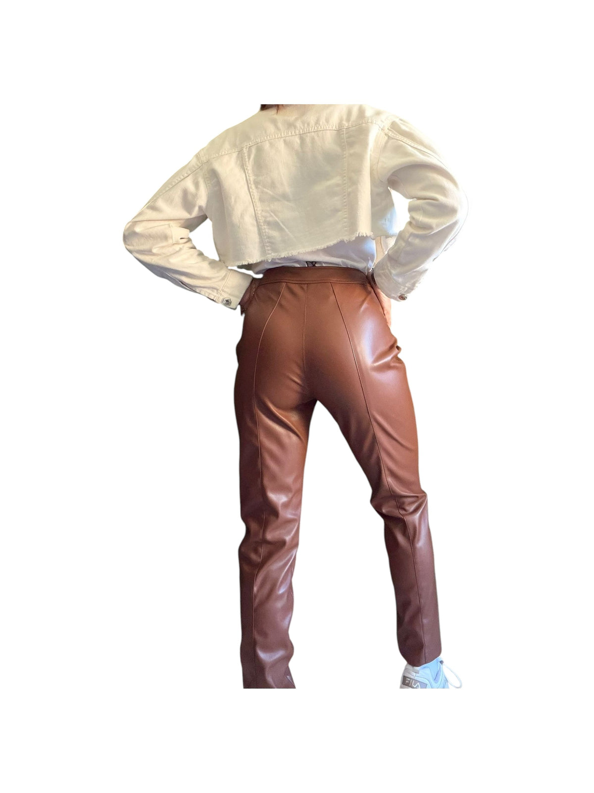 JIJIL faux leather trousers