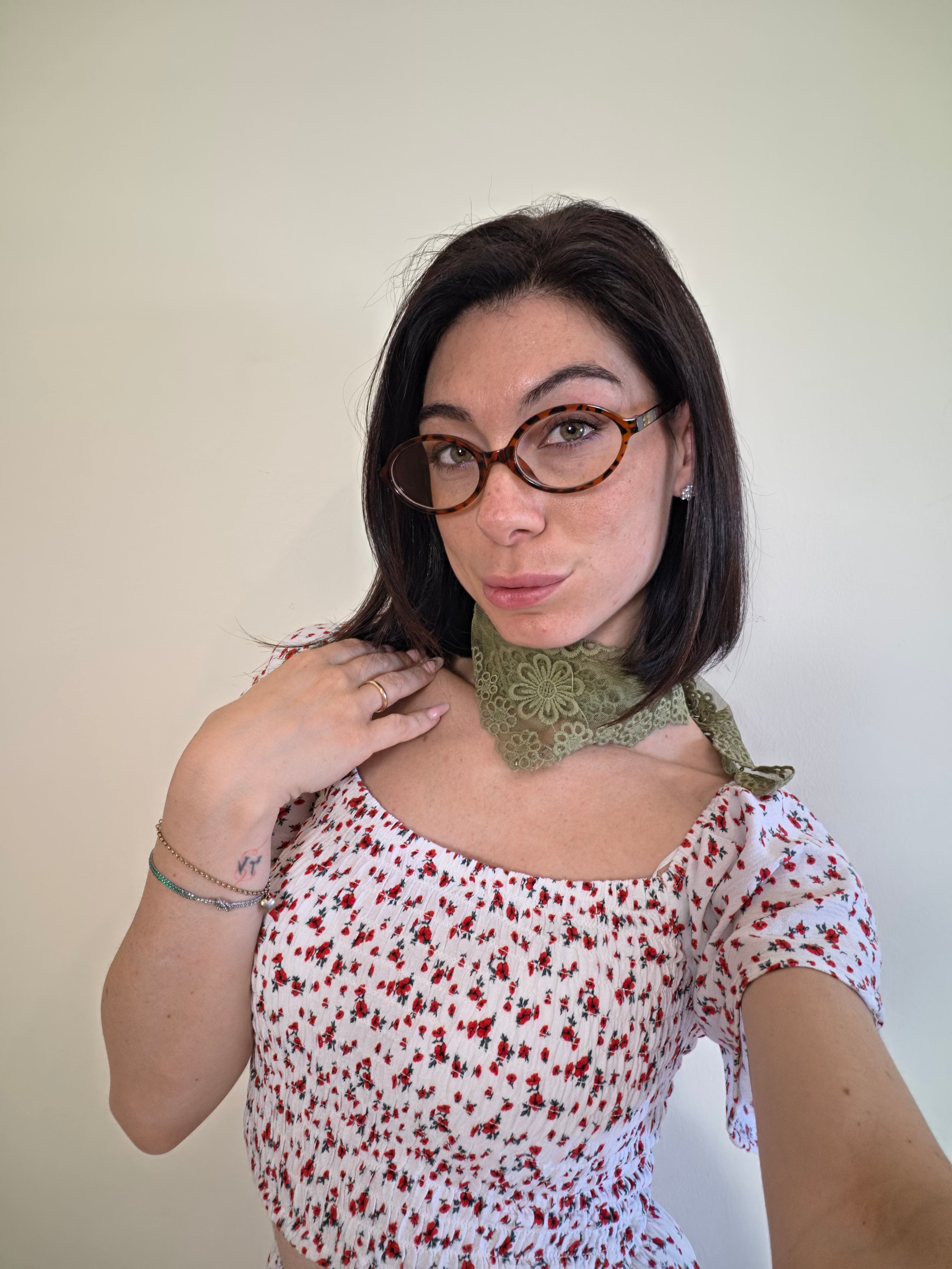 Foulard ricamato Vicolo